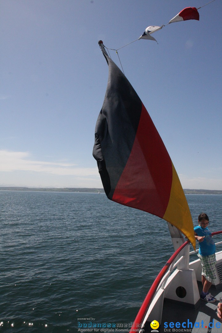 41. Internationale Flottensternfahrt am Bodensee: Meersburg, 28.04.2012