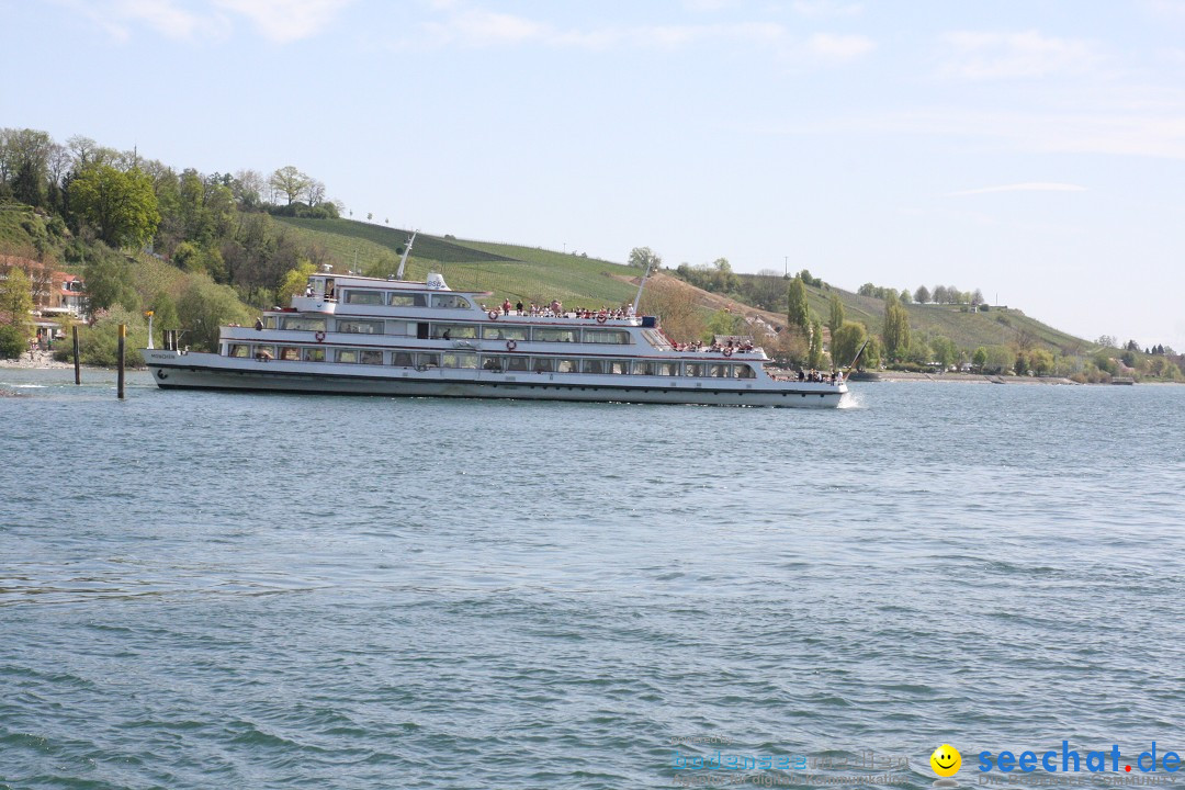 41. Internationale Flottensternfahrt am Bodensee: Meersburg, 28.04.2012