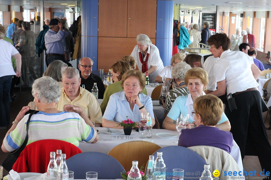 41. Internationale Flottensternfahrt am Bodensee: Meersburg, 28.04.2012