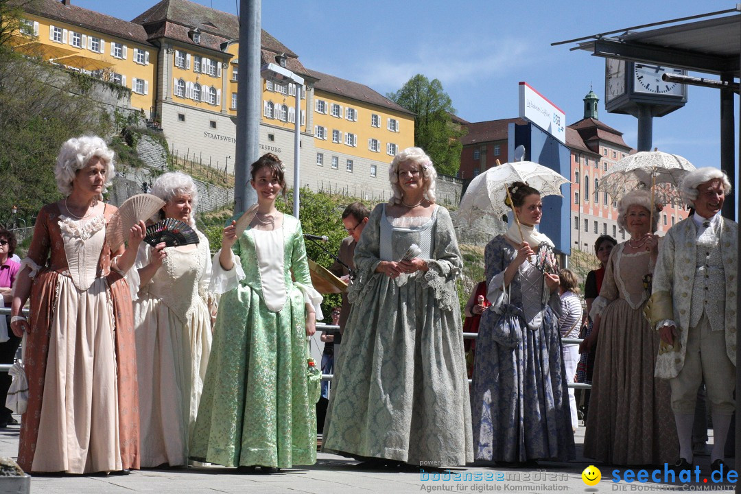 41. Internationale Flottensternfahrt am Bodensee: Meersburg, 28.04.2012