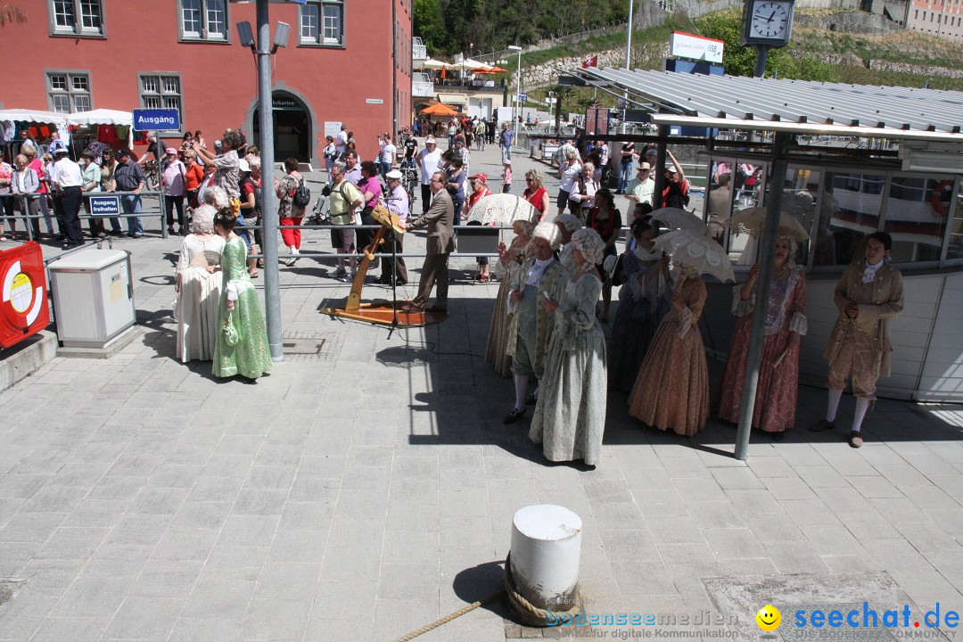 41. Internationale Flottensternfahrt am Bodensee: Meersburg, 28.04.2012