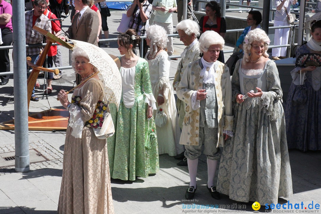 41. Internationale Flottensternfahrt am Bodensee: Meersburg, 28.04.2012