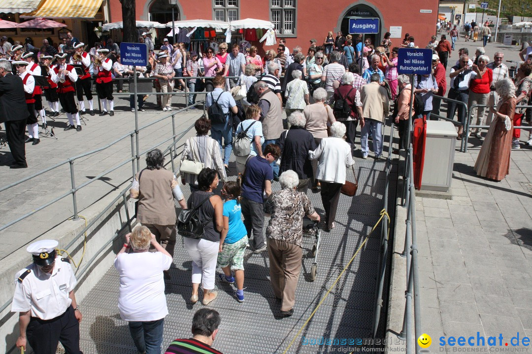 41. Internationale Flottensternfahrt am Bodensee: Meersburg, 28.04.2012