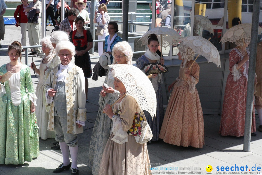 41. Internationale Flottensternfahrt am Bodensee: Meersburg, 28.04.2012