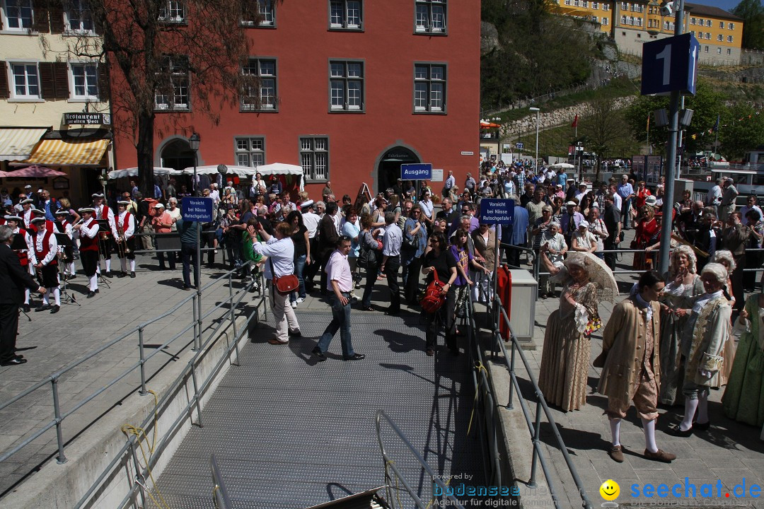 41. Internationale Flottensternfahrt am Bodensee: Meersburg, 28.04.2012