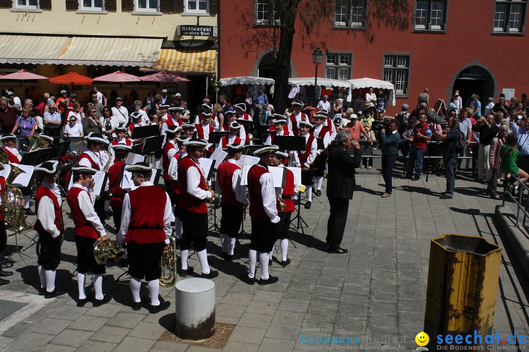 41. Internationale Flottensternfahrt am Bodensee: Meersburg, 28.04.2012