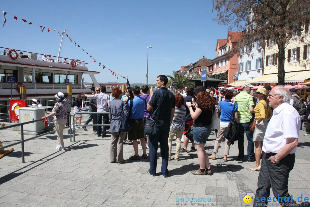 41. Internationale Flottensternfahrt am Bodensee: Meersburg, 28.04.2012