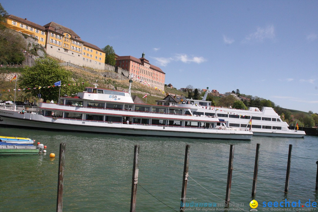 41. Internationale Flottensternfahrt am Bodensee: Meersburg, 28.04.2012