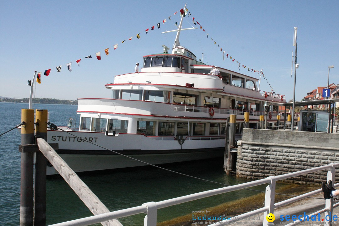 41. Internationale Flottensternfahrt am Bodensee: Meersburg, 28.04.2012