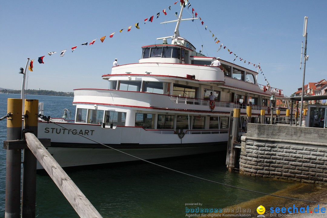 41. Internationale Flottensternfahrt am Bodensee: Meersburg, 28.04.2012