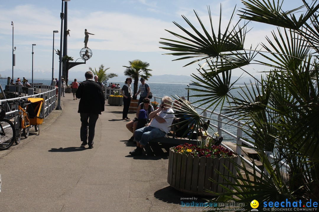 41. Internationale Flottensternfahrt am Bodensee: Meersburg, 28.04.2012