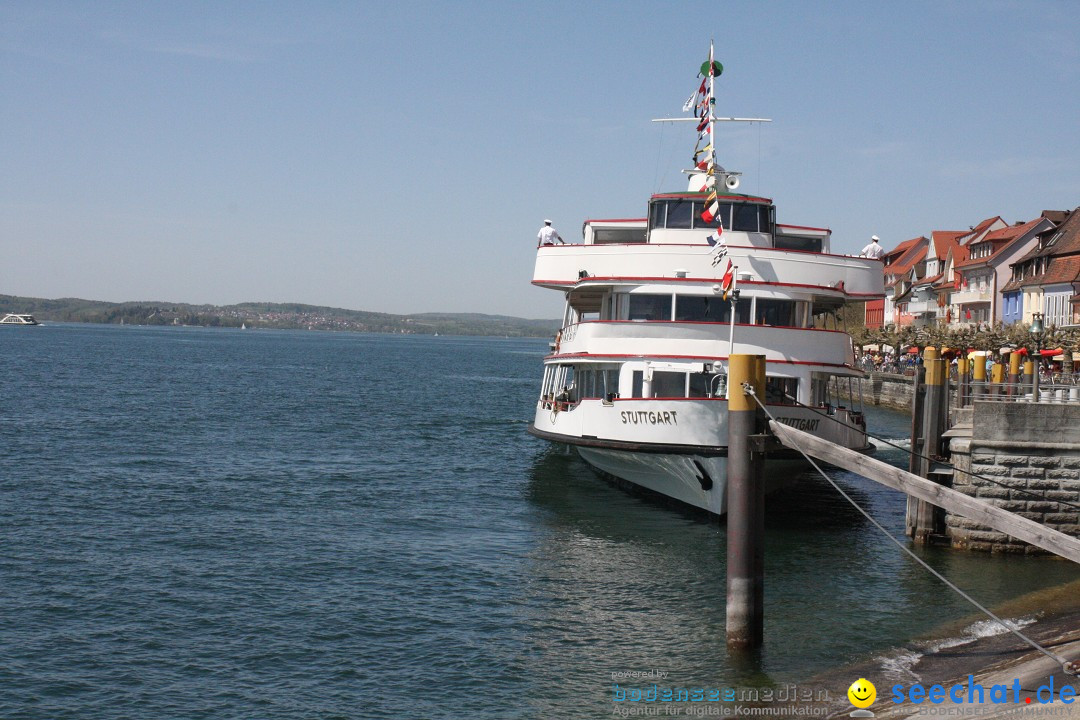 41. Internationale Flottensternfahrt am Bodensee: Meersburg, 28.04.2012