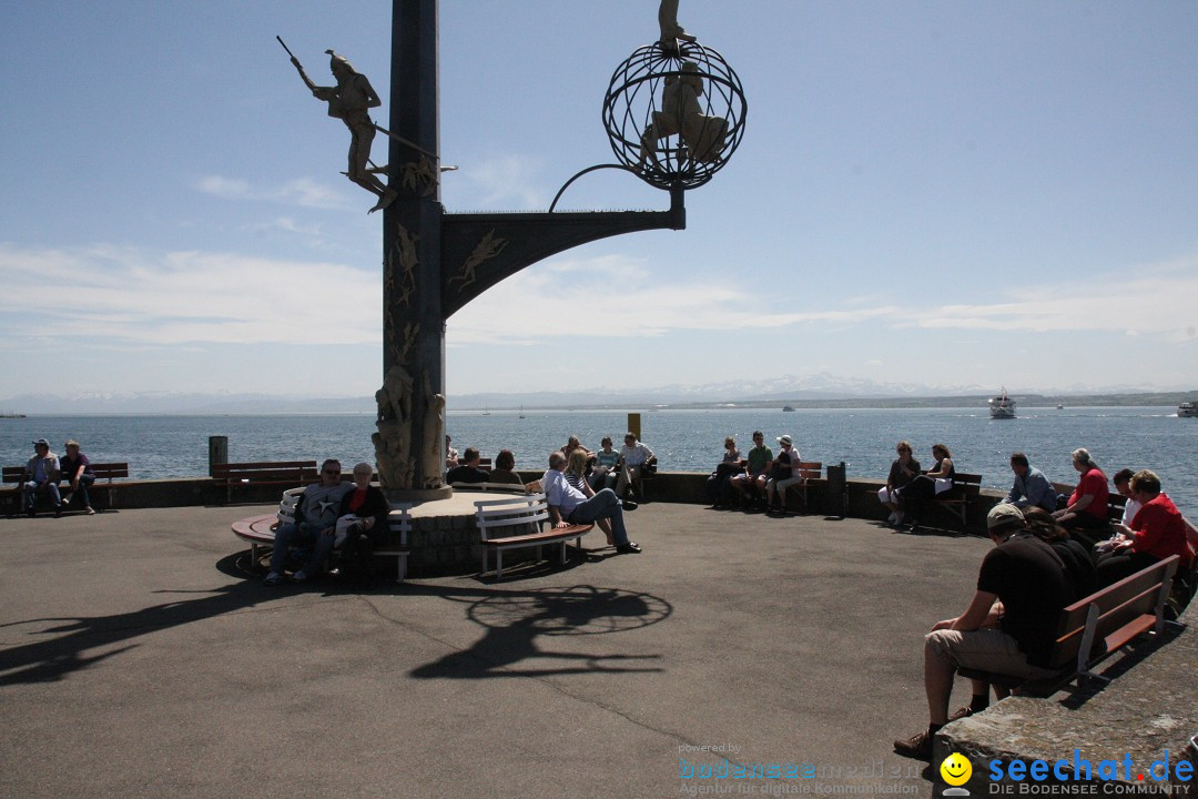 41. Internationale Flottensternfahrt am Bodensee: Meersburg, 28.04.2012