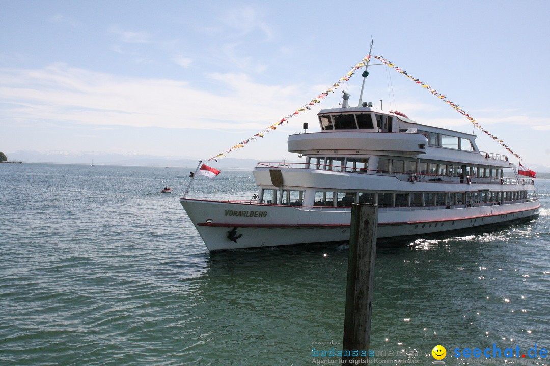 41. Internationale Flottensternfahrt am Bodensee: Meersburg, 28.04.2012