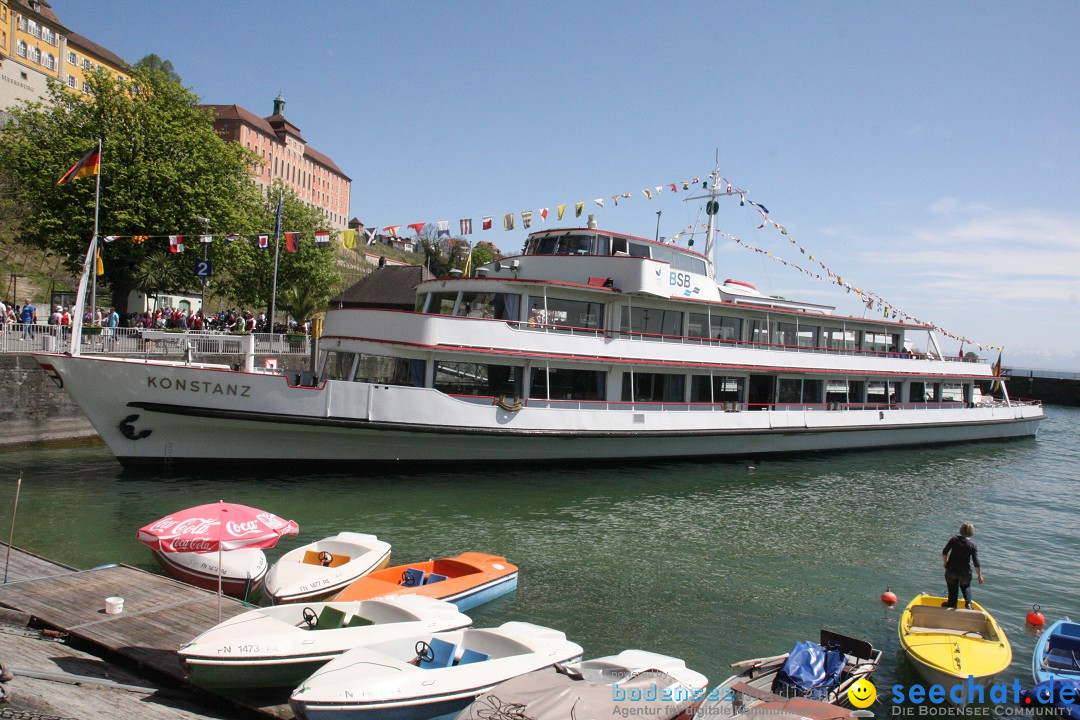 41. Internationale Flottensternfahrt am Bodensee: Meersburg, 28.04.2012