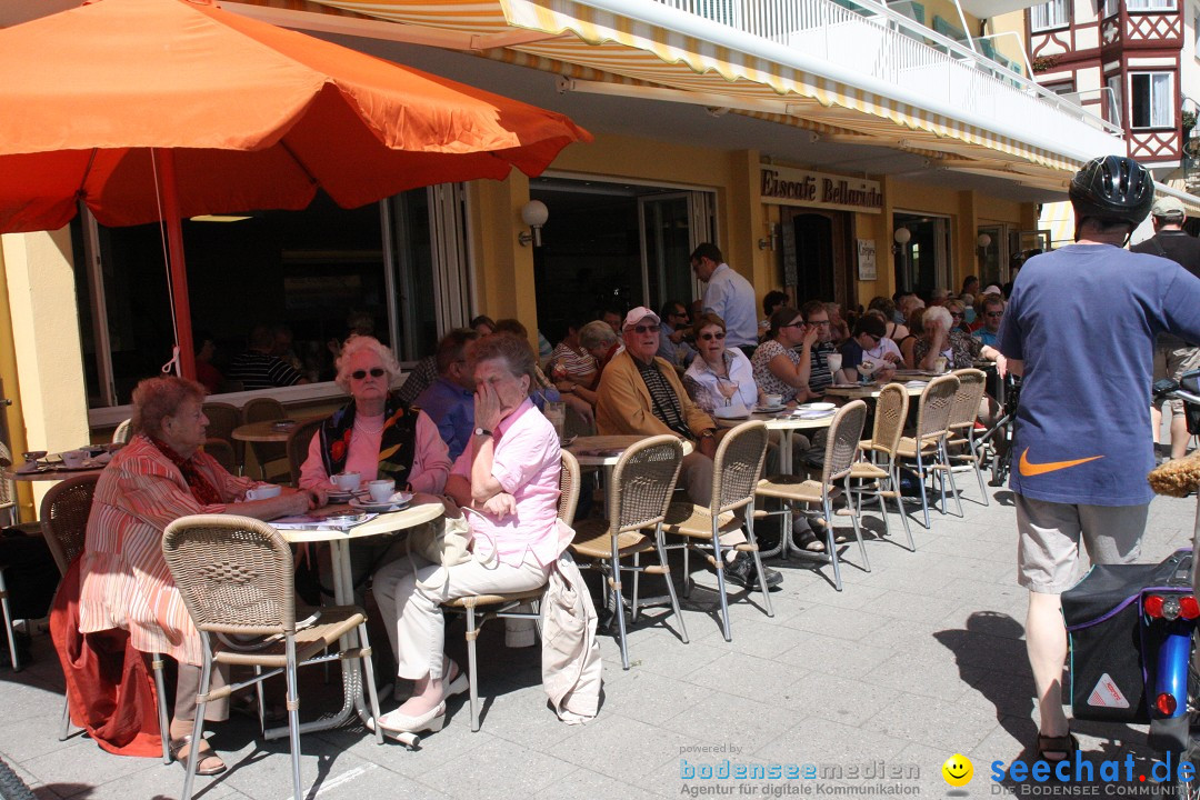 41. Internationale Flottensternfahrt am Bodensee: Meersburg, 28.04.2012