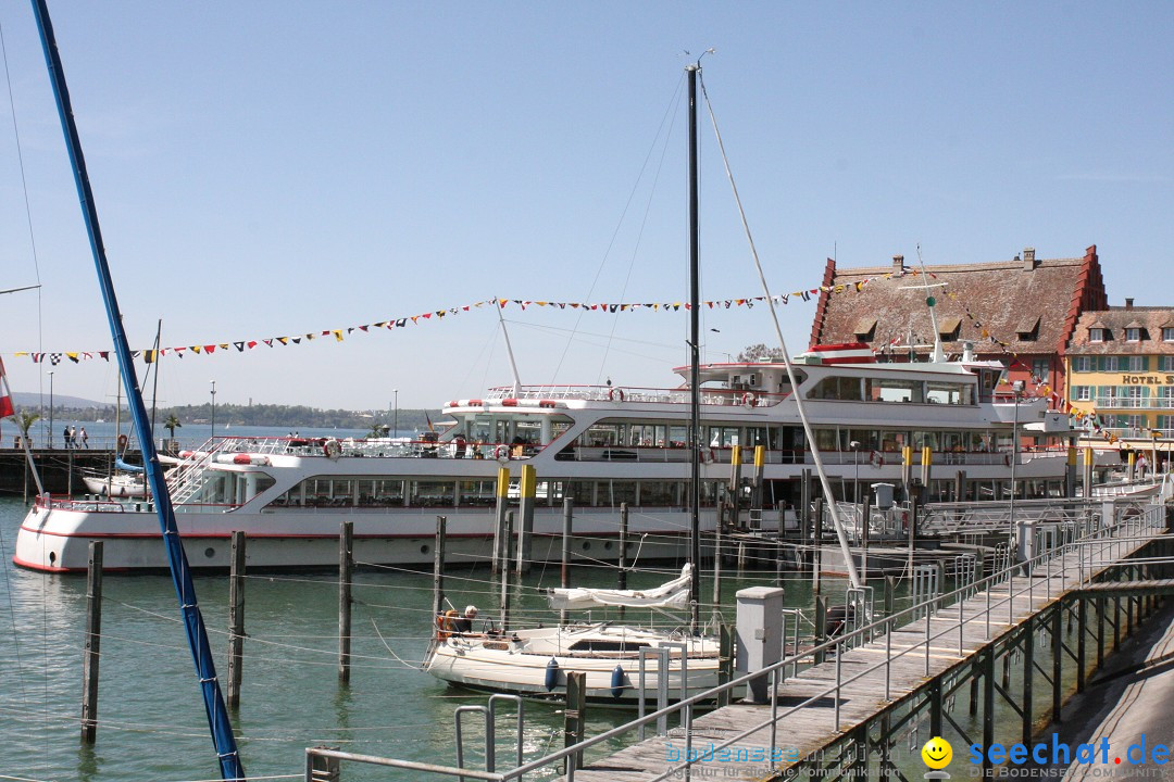 41. Internationale Flottensternfahrt am Bodensee: Meersburg, 28.04.2012