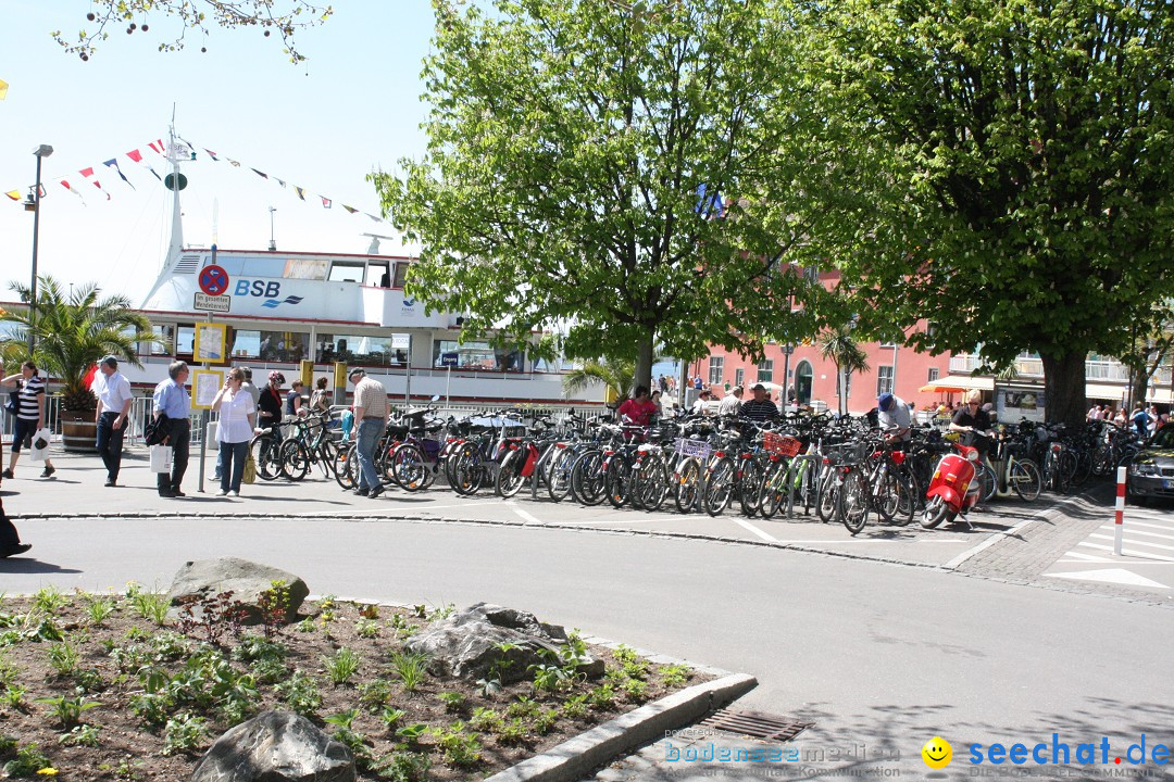 41. Internationale Flottensternfahrt am Bodensee: Meersburg, 28.04.2012