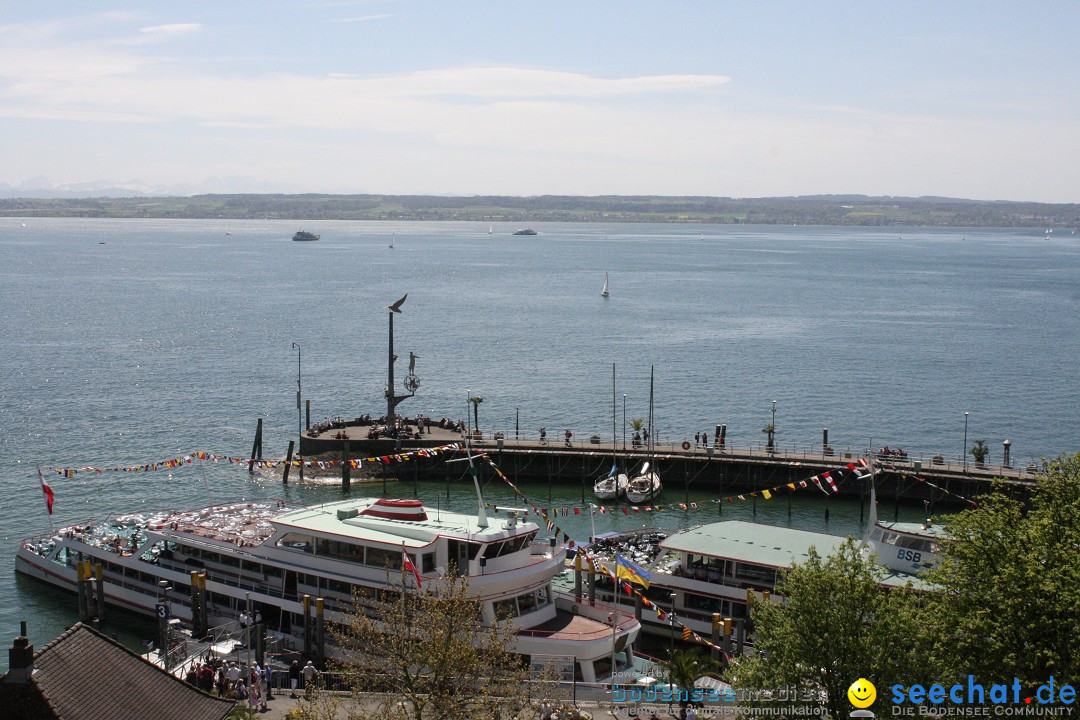 41. Internationale Flottensternfahrt am Bodensee: Meersburg, 28.04.2012