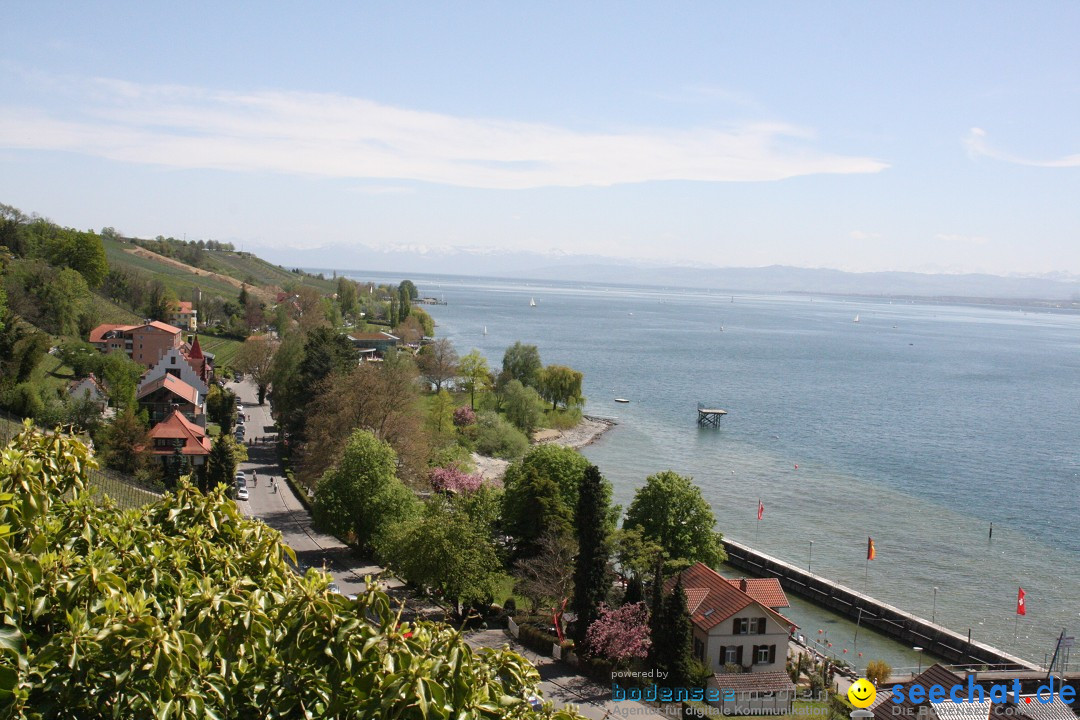 41. Internationale Flottensternfahrt am Bodensee: Meersburg, 28.04.2012