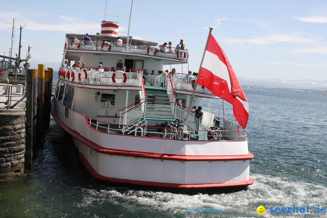 41. Internationale Flottensternfahrt am Bodensee: Meersburg, 28.04.2012