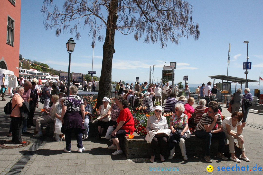 41. Internationale Flottensternfahrt am Bodensee: Meersburg, 28.04.2012