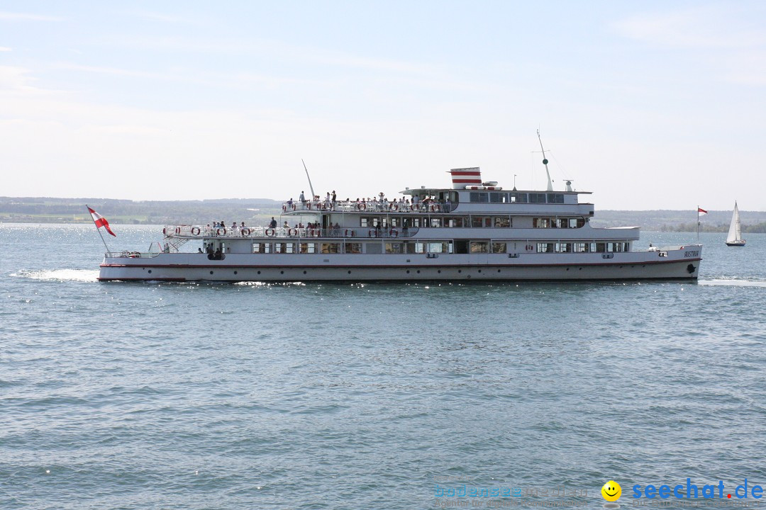 41. Internationale Flottensternfahrt am Bodensee: Meersburg, 28.04.2012