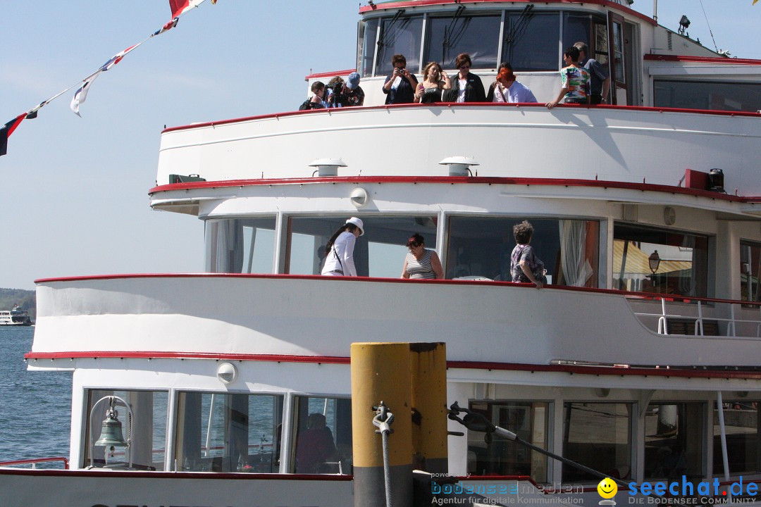 41. Internationale Flottensternfahrt am Bodensee: Meersburg, 28.04.2012