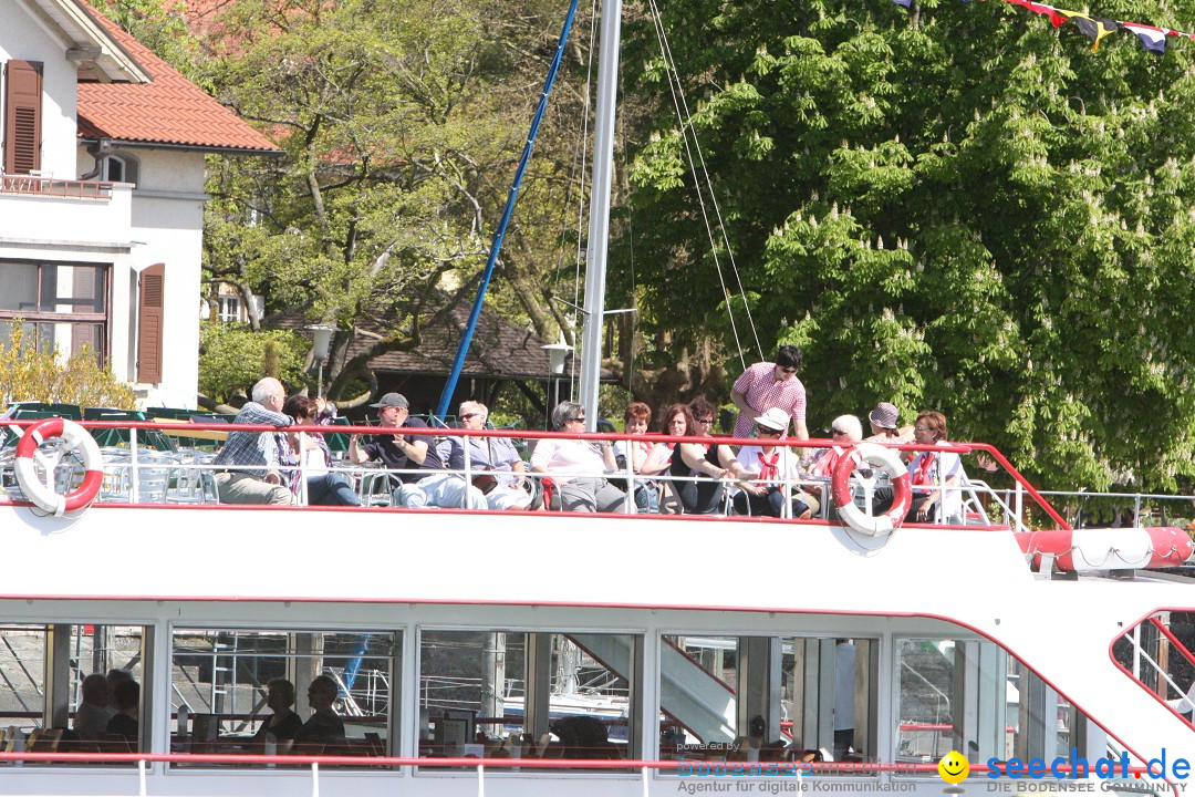 41. Internationale Flottensternfahrt am Bodensee: Meersburg, 28.04.2012