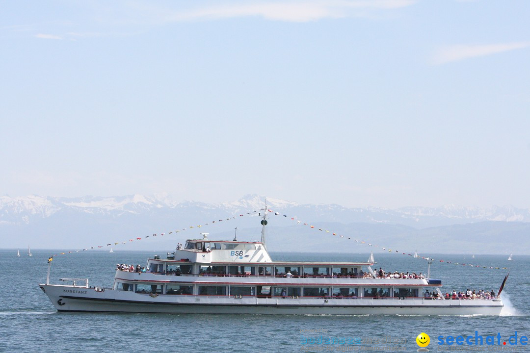 41. Internationale Flottensternfahrt am Bodensee: Meersburg, 28.04.2012