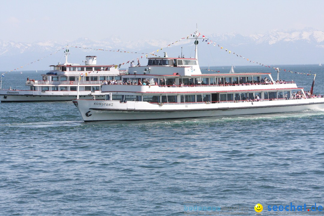 41. Internationale Flottensternfahrt am Bodensee: Meersburg, 28.04.2012