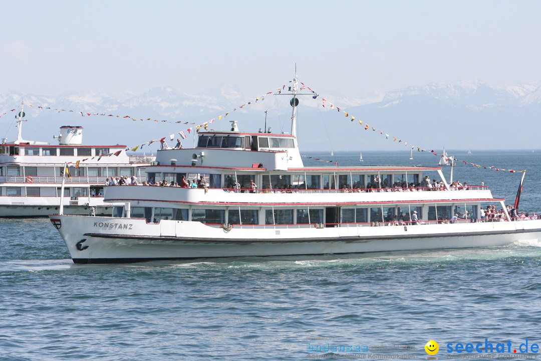 41. Internationale Flottensternfahrt am Bodensee: Meersburg, 28.04.2012