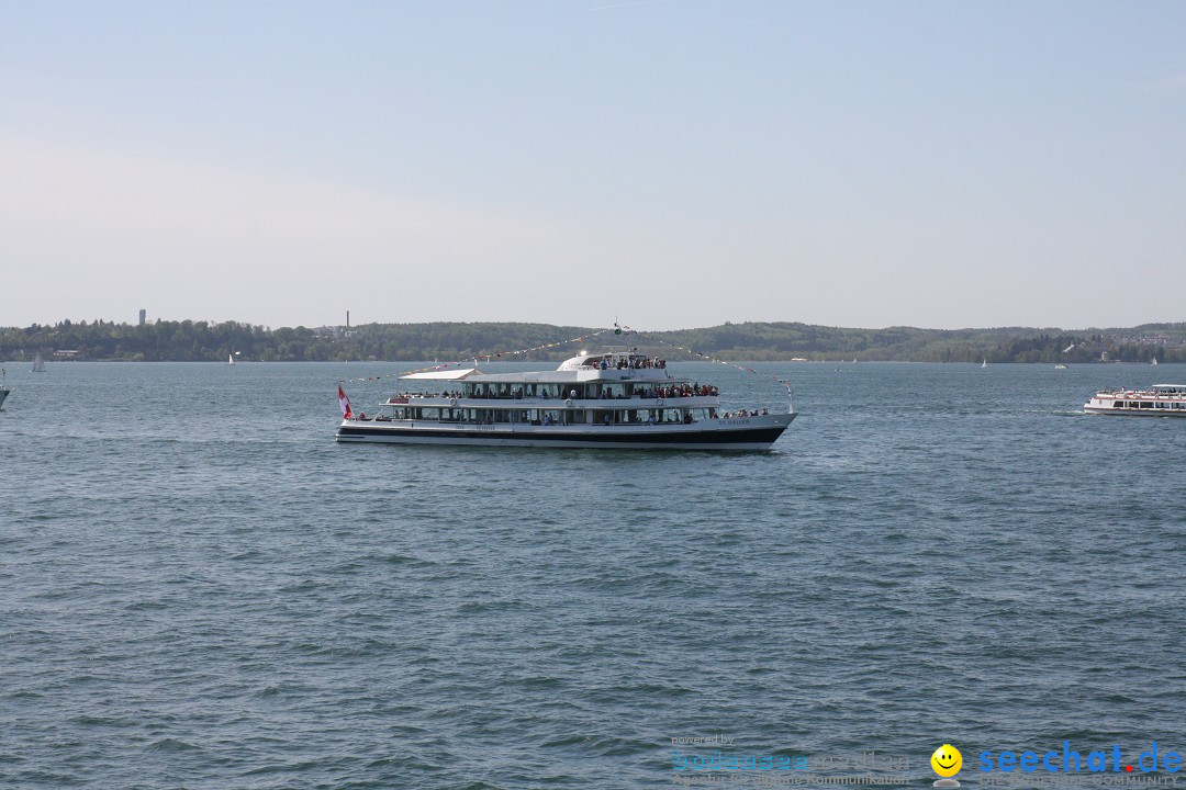 41. Internationale Flottensternfahrt am Bodensee: Meersburg, 28.04.2012