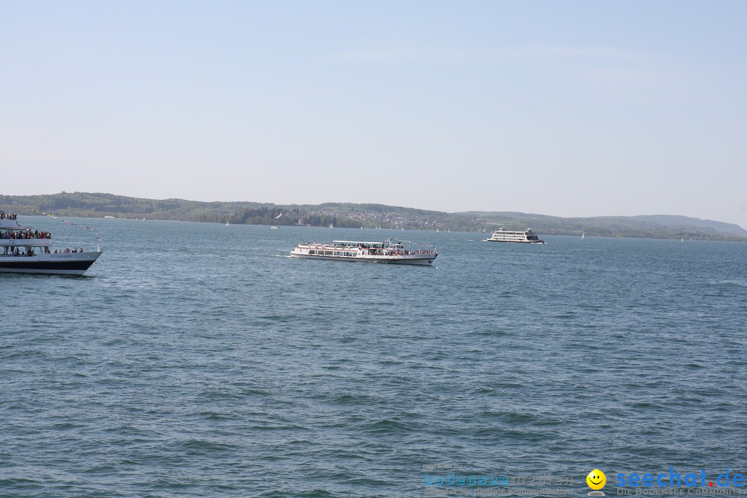 41. Internationale Flottensternfahrt am Bodensee: Meersburg, 28.04.2012