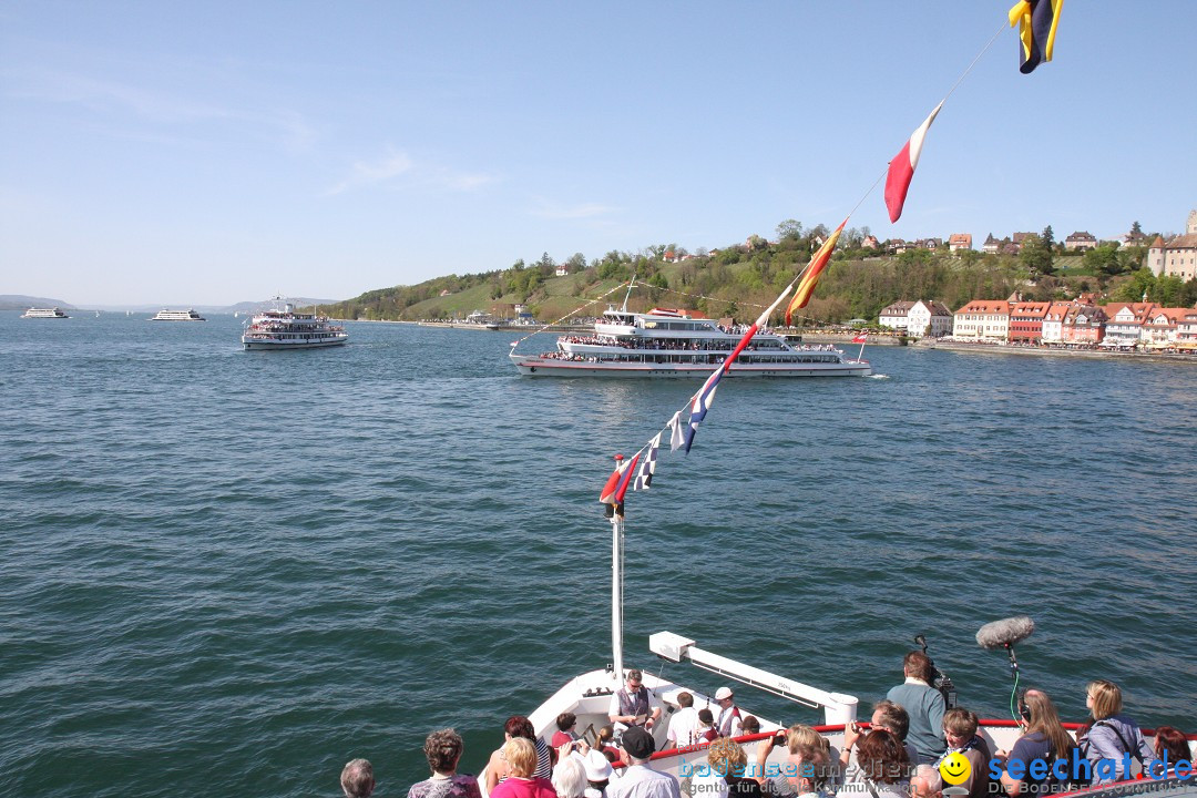 41. Internationale Flottensternfahrt am Bodensee: Meersburg, 28.04.2012