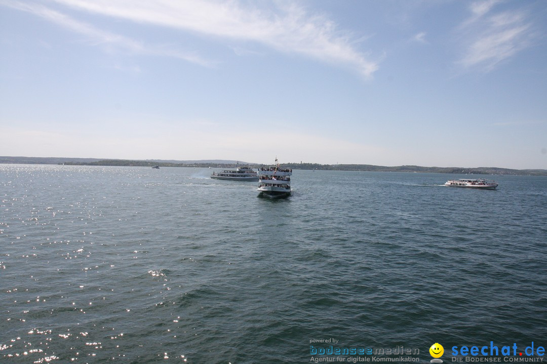 41. Internationale Flottensternfahrt am Bodensee: Meersburg, 28.04.2012