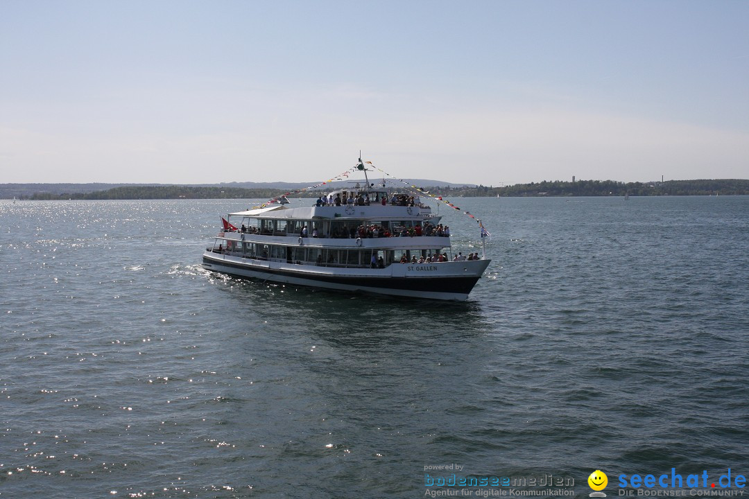 41. Internationale Flottensternfahrt am Bodensee: Meersburg, 28.04.2012