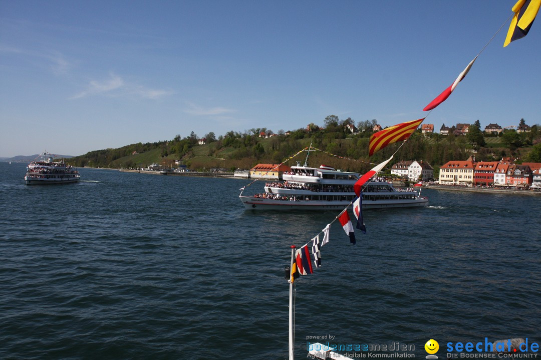 41. Internationale Flottensternfahrt am Bodensee: Meersburg, 28.04.2012