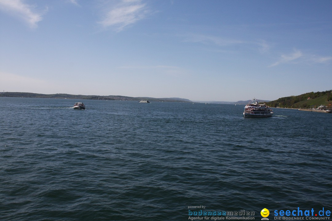 41. Internationale Flottensternfahrt am Bodensee: Meersburg, 28.04.2012