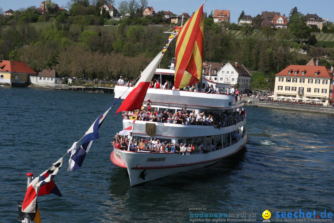 41. Internationale Flottensternfahrt am Bodensee: Meersburg, 28.04.2012