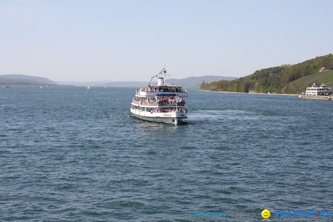 41. Internationale Flottensternfahrt am Bodensee: Meersburg, 28.04.2012