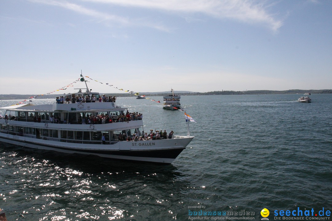 41. Internationale Flottensternfahrt am Bodensee: Meersburg, 28.04.2012