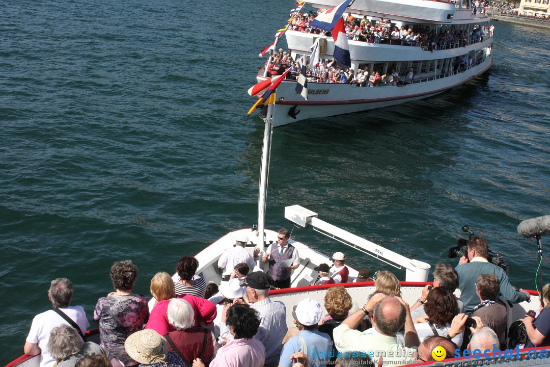 41. Internationale Flottensternfahrt am Bodensee: Meersburg, 28.04.2012