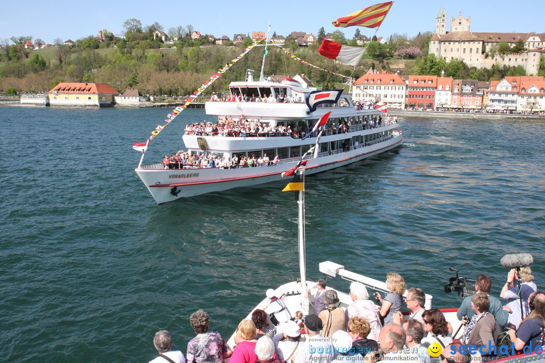 41. Internationale Flottensternfahrt am Bodensee: Meersburg, 28.04.2012