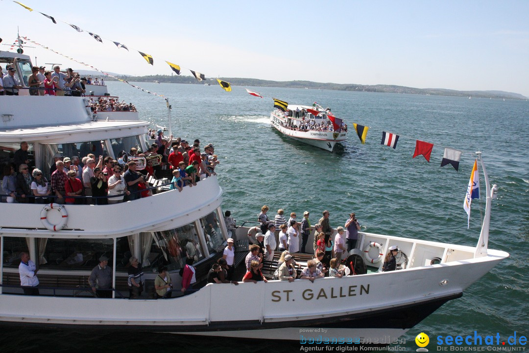 41. Internationale Flottensternfahrt am Bodensee: Meersburg, 28.04.2012