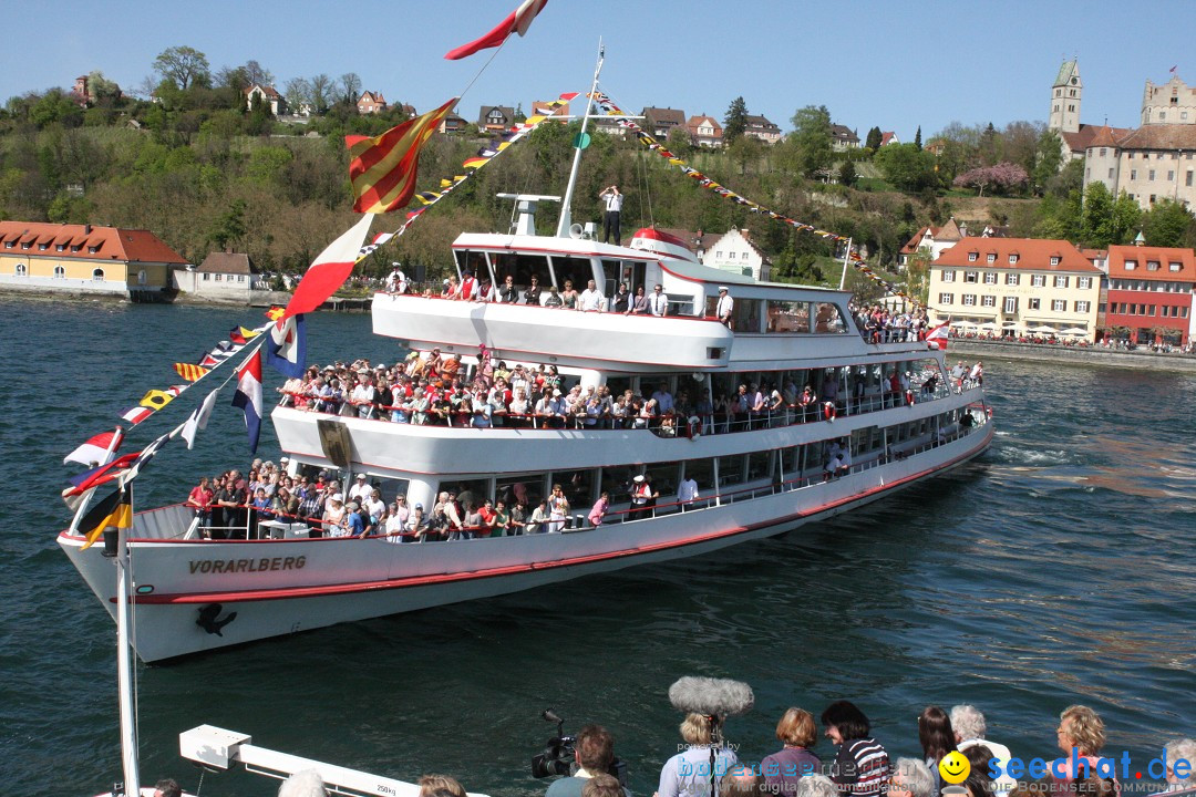 41. Internationale Flottensternfahrt am Bodensee: Meersburg, 28.04.2012