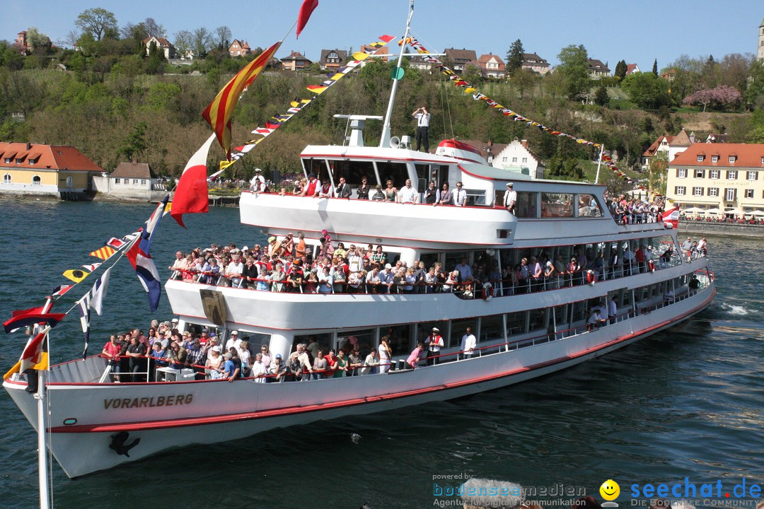 41. Internationale Flottensternfahrt am Bodensee: Meersburg, 28.04.2012