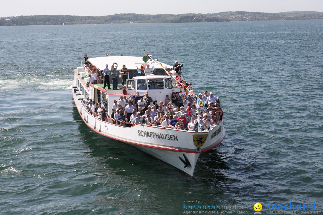 41. Internationale Flottensternfahrt am Bodensee: Meersburg, 28.04.2012