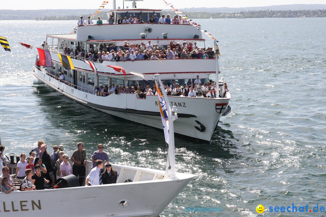 41. Internationale Flottensternfahrt am Bodensee: Meersburg, 28.04.2012