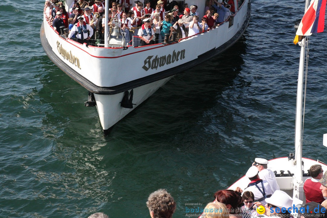 41. Internationale Flottensternfahrt am Bodensee: Meersburg, 28.04.2012